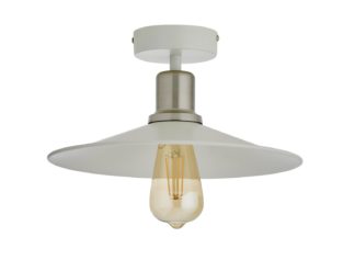 An Image of Habitat Pixie Flush to Ceiling Light - Off White