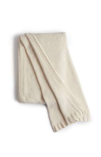 An Image of Habitat Chenile Soft Touch Throw - Cream