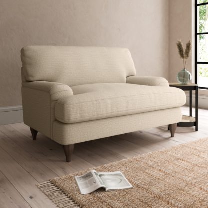 An Image of Darwin Textured Weave Snuggle Chair Textured Weave Graphite