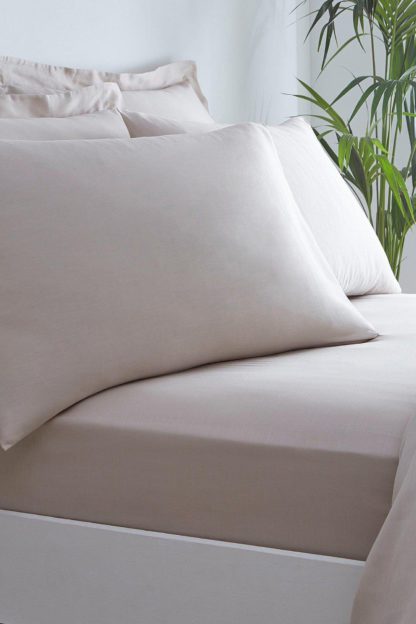 An Image of Organic Cotton King Fitted Sheet