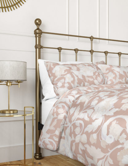 An Image of M&S Pure Cotton Floral Bedding Set