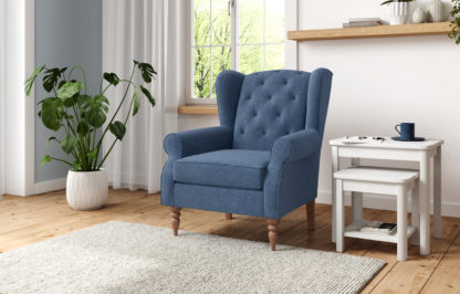 An Image of M&S Highland Button Small Armchair