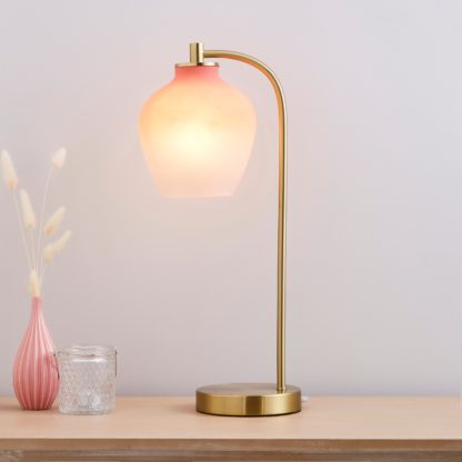 An Image of Juliet Table lamp Pink