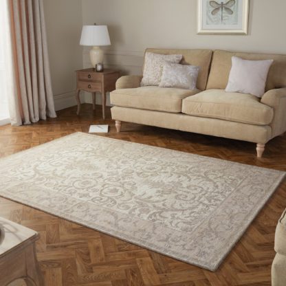 An Image of Dorma Regency Chenille Rug Natural