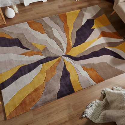 An Image of Infinite Splinter Rug Ochre