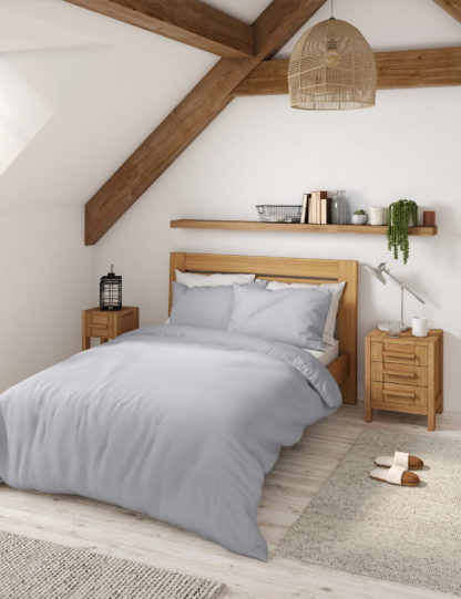 An Image of M&S Pure Cotton Waffle Bedding Set