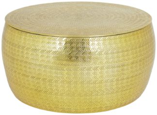 An Image of Habitat Sona Coffee Table - Brass