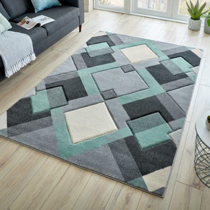 An Image of Hand Carved Nimbus Rug Grey