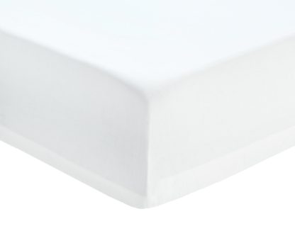 An Image of Argos Home Cotton Rich 28cm Fitted Sheet - Single