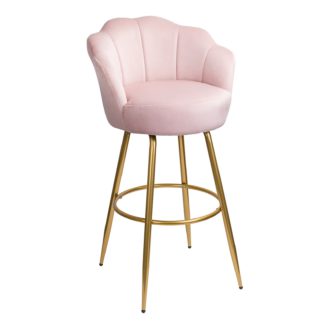 An Image of Sophia Bar Stool - Blush