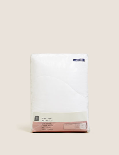 An Image of M&S Supremely Washable Extra Deep Mattress Protector