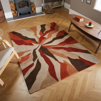 An Image of Infinite Splinter Rug Ochre