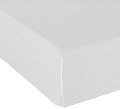 An Image of Argos Home Cotton Rich 28cm Fitted Sheet - Single