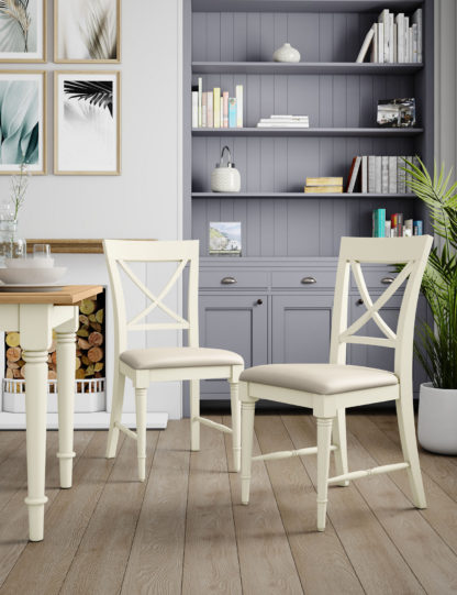 An Image of M&S Set of 2 Greenwich Dining Chairs