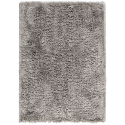 An Image of Faux Sheepskin Rug Cream