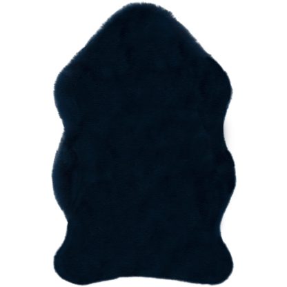 An Image of Supersoft Single Pelt Faux Fur Rug Grey