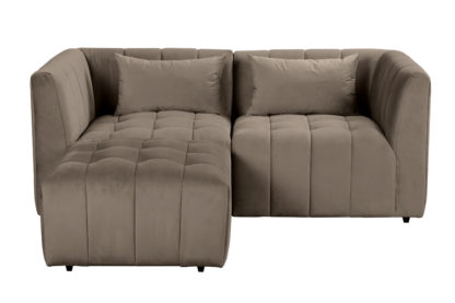 An Image of Essen Two Seat Corner Sofa – Carbon