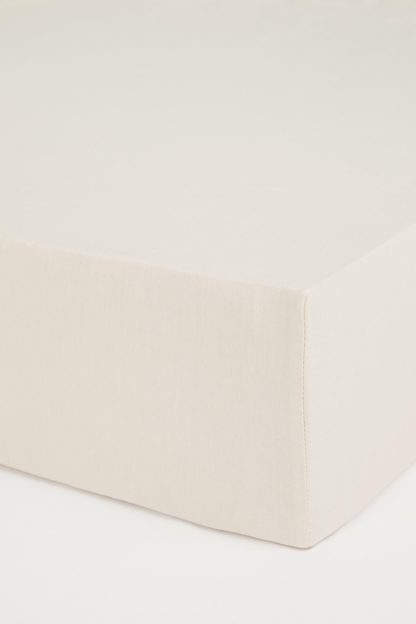 An Image of Organic Cotton Double Fitted Sheet