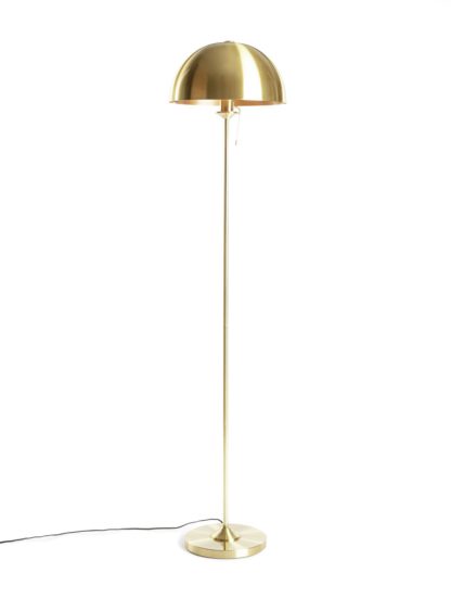 An Image of Habitat Manor House Floor Lamp - Brass