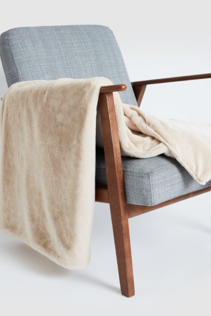 An Image of Faux Fur Throw