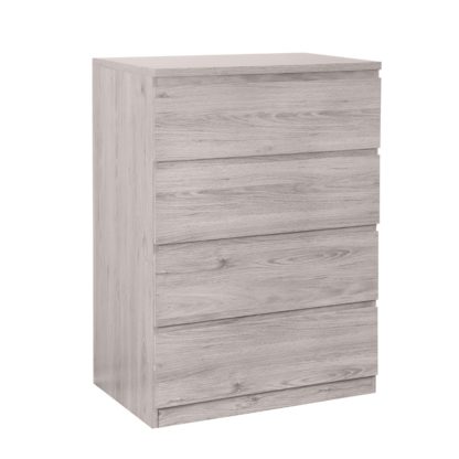 An Image of Jupiter Grey Oak 4 Drawer Chest