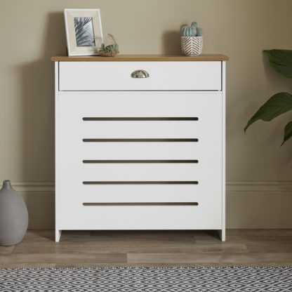 An Image of Banbury Mini Radiator Cover Grey