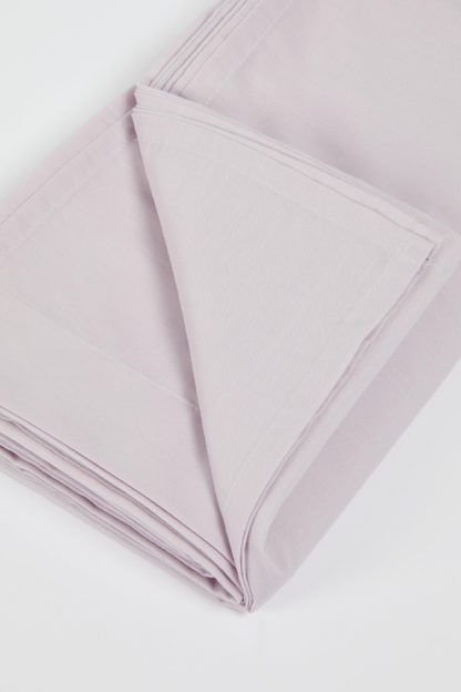 An Image of Cotton Rich King Flat Sheet