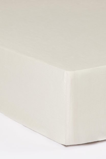 An Image of Cotton Rich Double Fitted Sheet