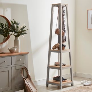 An Image of Bromley Corner Coat Stand Grey Grey