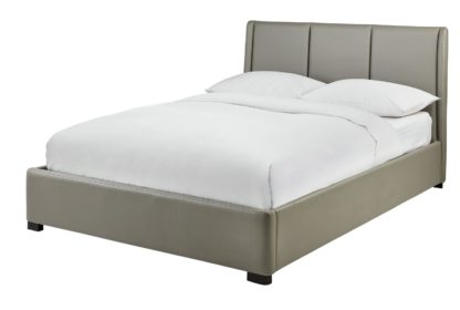 An Image of Habitat Austen Ottoman Superking End Opening Bed Frame -Grey