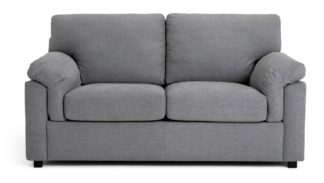 An Image of Habitat Florence 2 Seater Fabric Sofa - Grey