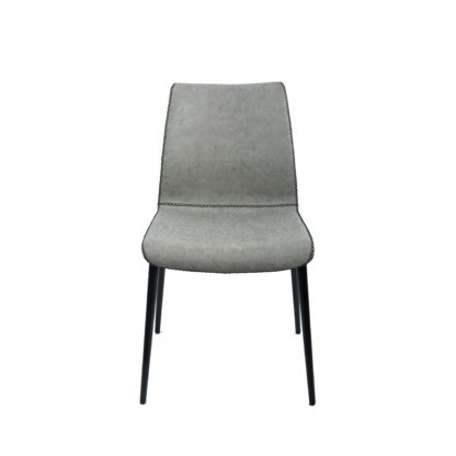 An Image of Venice PU Dining Chair Black