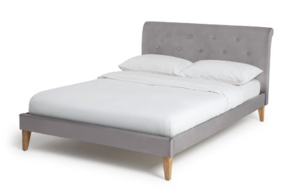 An Image of Habitat Anders Double Bed Frame - Grey