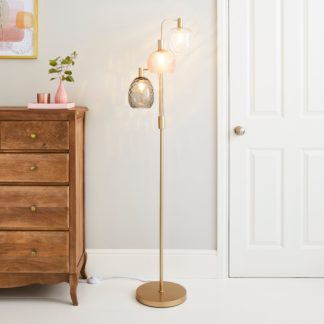 An Image of Elodie 3 Light Floor Lamp Gold