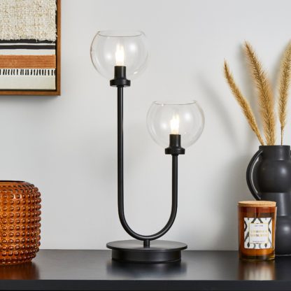 An Image of Apartment 2 Light Table Lamp Black