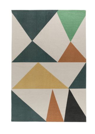 An Image of Habitat Tate Flatweave Cotton Rug - Multi - 140x200cm