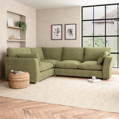 An Image of Blakeney Cosy Marl Corner Sofa Cosy Marl Soft Granite