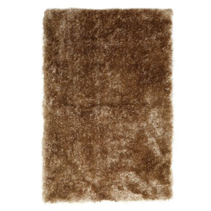 An Image of Habitat Luxury Plain Shaggy Rug - 160x230cm - Dove Grey