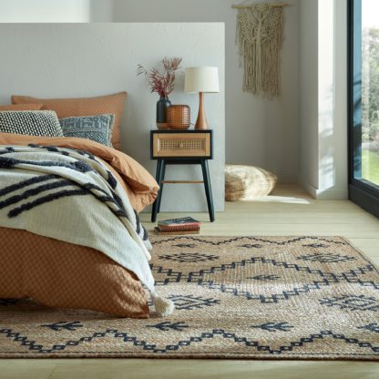 An Image of Habib Printed Jute Rug Natural