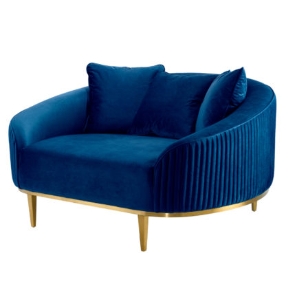 An Image of Ella Loveseat Navy