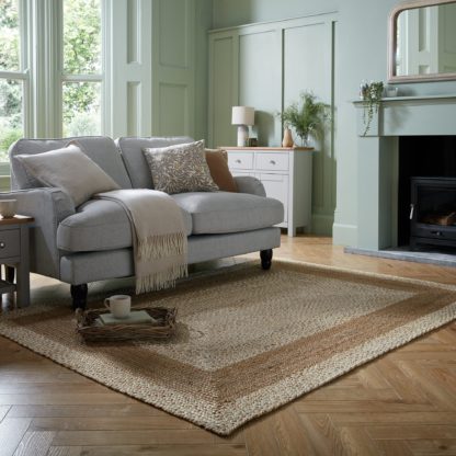 An Image of Wistow Jute Rug Natural