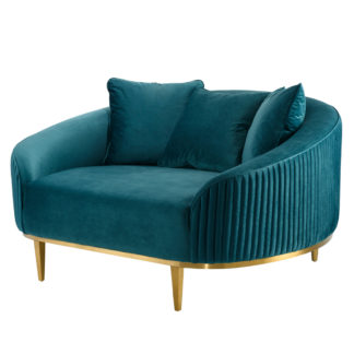 An Image of Ella Loveseat Peacock