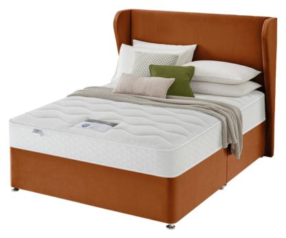 An Image of Silentnight 1000 Pocket Memory Superking Divan Bed - Amber