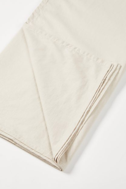 An Image of Organic Cotton Super King Flat Sheet