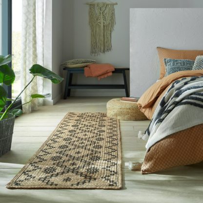 An Image of Habib Printed Jute Braid Runner Natural