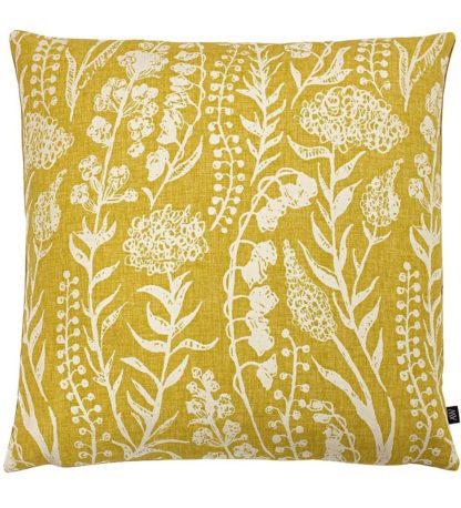 An Image of 'Turi' Floral Jaquard Cushion