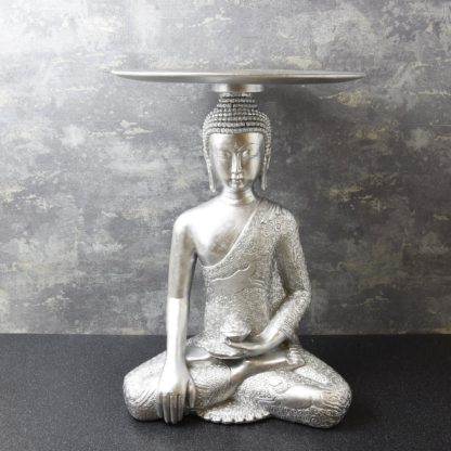 An Image of Budha Side Table Off-White