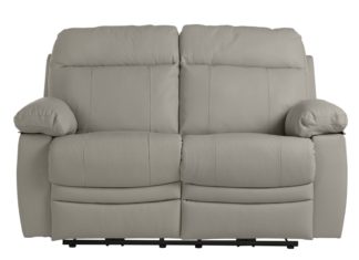 An Image of Argos Home Paolo 2 Seater Power Recliner Sofa - Grey