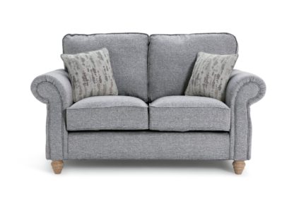 An Image of Habitat Wilfred 2 Seater Fabric Sofa - Charcoal