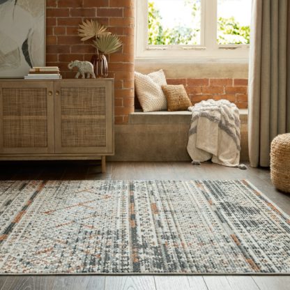 An Image of Spencer Flatweave Rug Rust